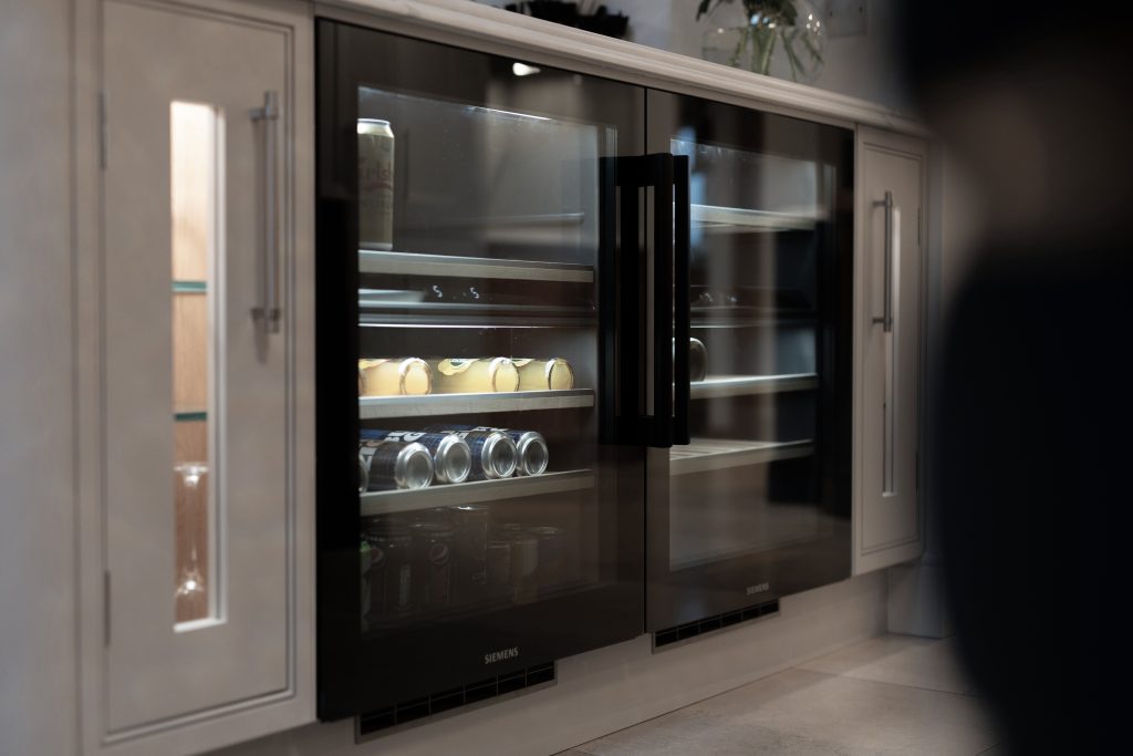 Fridges integrated into Kitchen island