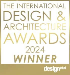 The internal design and Architecture Awards 2024 WINNER Badge